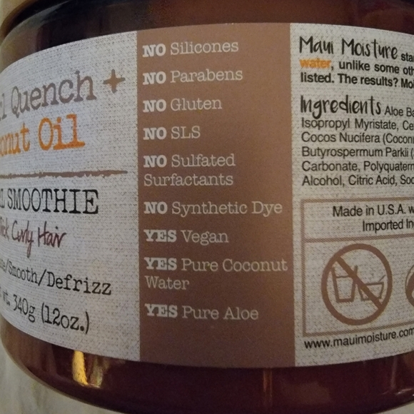 Maui Moisture Care Curl Quench w/ Coconut Oil - Picture 5 of 6